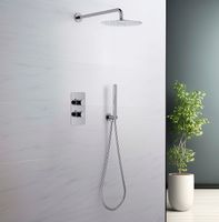 Душевая система Aquatek Европа с термостатом Хром арт-AQ1376CR — фото 3, Встраиваемые душевые комплекты