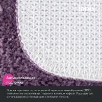 Коврик для ванной комнаты Iddis Promo 65х45 Фиолетовый арт-PSQS01Mi12 — фото 4, Коврики для ванной комнаты