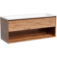 Тумба под раковину Sancos Marmi 1.0 120 подвесная Дуб чарльстон арт-MR1.0120ECH — фото 1, Тумбы под раковину