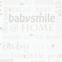 Обои детские AS Creation Little Stars Винил на флизелине (0,53*10,05) Бежевый/Серый, Надписи арт-35847-1 — фото 1, Обои для стен