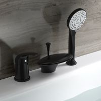 Смеситель на борт ванны Orange Iris Черный матовый арт-M41-333b — фото 7, Смесители на борт ванны