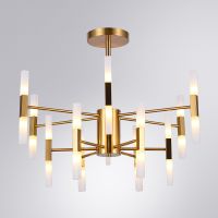 Люстра Artelamp Ramona Белая Полированная медь арт-A7410PL-24PB — фото 2, Люстры