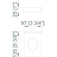 Диспенсер для гигиенических пакетов Nofer Глянцевая нержавеющая сталь арт-04050.B — фото 4, Диспенсеры для гигиенических пакетов