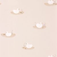 Обои детские Casadeco Rose Nino Винил на флизелине (0,53*10,05) Бежевый, Птицы арт-85491212 — фото 1, Обои для стен