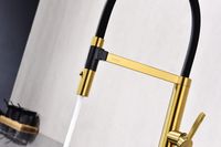 Смеситель для кухни Paulmark Leader Брашированное золото арт-Le214101-BG — фото 10, Смесители для кухни