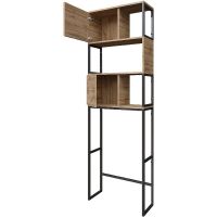 Стеллаж 1MarKa Grunge Loft 66 над стиральной машиной Дуб вотан арт-Ц0000005249 — фото 2, Стеллажи для ванной комнаты