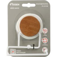Держатель туалетной бумаги Fixsen Magic White Белый матовый арт-FX-47010B — фото 2, Держатели туалетной бумаги