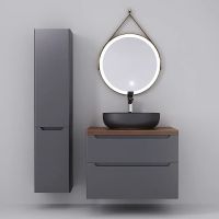 Товар: Тумба под раковину Jorno Wood 80 подвесная Серая арт-Wood.01.80/P/GR - фото 10 Тумба под раковину Jorno Wood 80 подвесная Серая арт-Wood.01.80/P/GR — фото 10, Тумбы под раковину