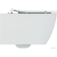 Унитаз Ideal Standard I.Life B подвесной с сиденьем Микролифт арт-T533001 — фото 3, Подвесные унитазы