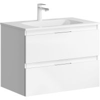 Тумба под раковину Aqwella Accent 75 подвесная Белая арт-ACC0175W — фото 1, Тумбы под раковину