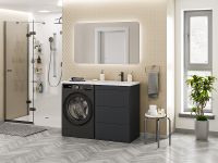 Товар: Тумба под раковину Brevita Grafit 120 Графит матовый арт-GRA-01060-013Я - фото 12 Тумба под раковину Brevita Grafit 120 Графит матовый арт-GRA-01060-013Я — фото 12, Тумбы под раковину