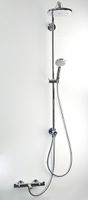 Душевая система Hansgrohe Croma 220 Showerpipe Хром арт-27223000 — фото 3, Душевые стойки