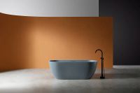 Ванна из искусственного камня Abber Frankfurt 170x75 Серая без гидромассажа арт-AM9941G — фото 4, Ванны из искусственного камня