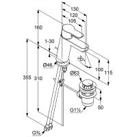 Товар: Смеситель для раковины Kludi Pure Easy Хром арт-371900565 - фото 4 Смеситель для раковины Kludi Pure Easy Хром арт-371900565 — фото 4, Смесители для раковины