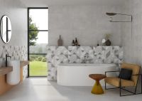 Керамическая плитка Gracia Ceramica Origami grey 01 настенная 30x90 см арт-010100001306 — фото 2, Керамическая плитка