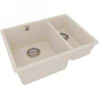Кухонная мойка Lemark Sinara 550.2-U Шампань арт-9910084 — фото 2, Кухонные мойки