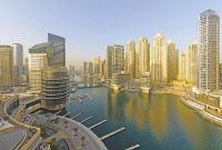 Фреска Ortograf Небоскребы 50067 Фактура флок FLK Флизелин (4*2,7) Голубой/Серый, Город арт-50067 (флок FLK) — фото 2, Фрески