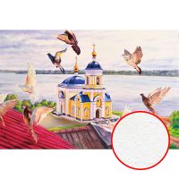 Фреска Ortograf Городской пейзаж живопись 8248 Фактура бархат FX Флизелин (3*2) Разноцветный, Птицы/Пейзаж/Живопись арт-8248 (бархат FX) — фото 1, Фрески