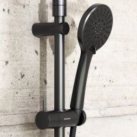 Душевая система Damixa Jupiter Черная матовая арт-977730300 — фото 8, Душевые стойки