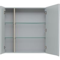 Зеркальный шкаф Aquanet Алвита New 80 Серый матовый арт-277536 — фото 3, Зеркальные шкафы в ванную