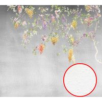 Фреска Ortograf Silver&Gold 32817 Фактура бархат FX Флизелин (3*2,7) Серый/Разноцветный, Цветы арт-32817 (бархат FX) — фото 1, Фрески