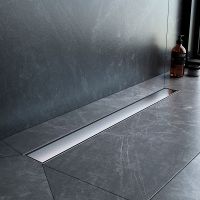 Душевой лоток AM.PM MasterFlow 70 с решеткой Хром матовый / под плитку Tile арт-W01SC-U11-070-04SB — фото 8, Душевые лотки