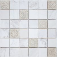 Товар: Мозаика Caramelle mosaic Art Stone Art Dolomiti bianco MAT 30x30 см арт-00-00002806 - фото 1 Мозаика Caramelle mosaic Art Stone Art Dolomiti bianco MAT 30x30 см арт-00-00002806 — фото 1, Мозаика