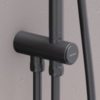 Душевая система Damixa Gala Черная матовая арт-953000300 — фото 5, Душевые стойки