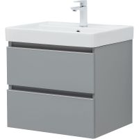 Тумба под раковину Aquanet Вега 60 подвесная Мисти грин арт-329601 — фото 12, Тумбы под раковину