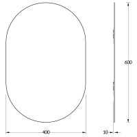 Товар: Зеркало Evoform Colora 60х40 с окантовкой - Черный цвет арт-BY 0461 - фото 4 Зеркало Evoform Colora 60х40 с окантовкой - Черный цвет арт-BY 0461 — фото 4, Зеркала в ванную комнату