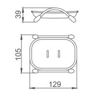 Мыльница Frap Зеленая арт-F333 — фото 2, Мыльницы