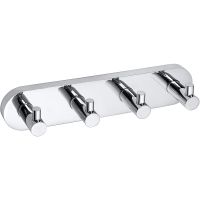 Вешалка для полотенец Bemeta Omega Хром арт-104405212 — фото 1, Крючки для полотенец