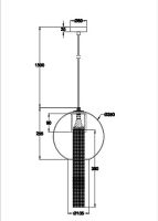 Товар: Подвесной светильник Maytoni Pendant Flusso Прозрачный Бронза арт-P095PL-01BZ1 - фото 4 Подвесной светильник Maytoni Pendant Flusso Прозрачный Бронза арт-P095PL-01BZ1 — фото 4, Подвесные светильники