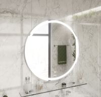 Комплект мебели для ванной STWORKI Ольборг 100 подвесная Белая матовая Дуб карпентер арт-485169 — фото 11, Комплекты мебели для ванной