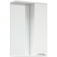 Зеркало со шкафом Corozo Лея 50 Белое арт-SD-00000240 — фото 3, Зеркальные шкафы в ванную