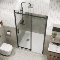 Товар: Душевая дверь Grossman Classic 110 профиль Графит сатин стекло прозрачное арт-100.K33.04.110.42.00 - фото 6 Душевая дверь Grossman Classic 110 профиль Графит сатин стекло прозрачное арт-100.K33.04.110.42.00 — фото 6, Раздвижные душевые двери