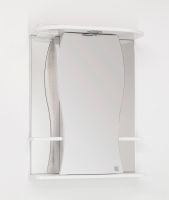 Товар: Зеркальный шкаф Style Line Эко волна Лорена 55 С с подсветкой Белый глянец арт-ЛС-00000120 - фото 7 Зеркальный шкаф Style Line Эко волна Лорена 55 С с подсветкой Белый глянец арт-ЛС-00000120 — фото 7, Зеркальные шкафы в ванную