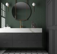 Керамическая плитка Equipe Costa Nova Laurel Green Matt настенная 5х20 см арт-28455 — фото 4, Керамическая плитка