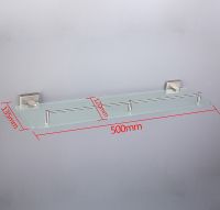 Стеклянная полка Gappo G17 Сатин арт-G1707 — фото 10, Полки для ванной и душа