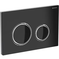 Клавиша смыва Geberit Geberit Sigma 21 Черная Хром арт-115.884.SJ.1 — фото 1, Кнопки смыва