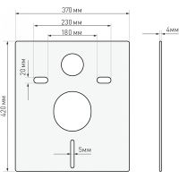 Комплект унитаза Berges Tornas с инсталляцией Atom Line 410 с сиденьем Микролифт и Белой клавишей смыва арт-043328 — фото 12, Комплекты унитаз + инсталляция