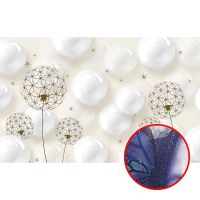 Фреска Ortograf 3D 33484 Фактура бархат серебро FX-S Флизелин (4,3*2,7) Белый, Цветы/Абстракция арт-33484 (бархат серебро FX-S) — фото 1, Фрески