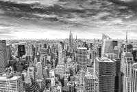 Фреска Ortograf Небоскребы 30817 Фактура флок FLK Флизелин (4*2,7) Серый, Город арт-30817 (флок FLK) — фото 2, Фрески