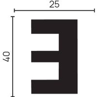 Молдинг Decor-Dizayn 2000x40x25 мм арт-DD612 — фото 4, Молдинги