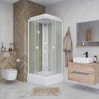 Душевая кабина Niagara Promo 80x80 без гидромассажа арт-P80/26Q/MT — фото 1, Душевые кабины