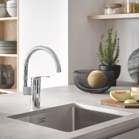 Товар: Смеситель для кухни Grohe Eurosmart Хром арт-33202003 - фото 5 Смеситель для кухни Grohe Eurosmart Хром арт-33202003 — фото 5, Смесители для кухни