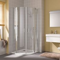 Душевой уголок Kermi Cada XS CK T50 09020 VPK Хром/стекло прозрачное арт-CKT5009020VPK — фото 1, Душевые уголки четверть круга