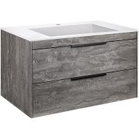 Товар: Тумба под раковину Vincea Chiara 2D 80 подвесная G.Stone арт-VMC-2C2800GS - фото 2 Тумба под раковину Vincea Chiara 2D 80 подвесная G.Stone арт-VMC-2C2800GS — фото 2, Тумбы под раковину