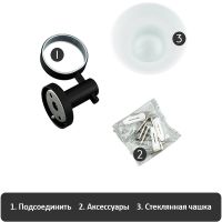 Мыльница Frap F302 Черная матовая арт-F30202 — фото 6, Мыльницы