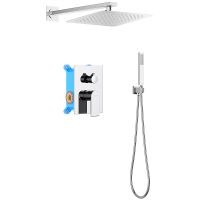 Душевая система Aquatek Лира Хром арт-AQ1472CR — фото 1, Встраиваемые душевые комплекты